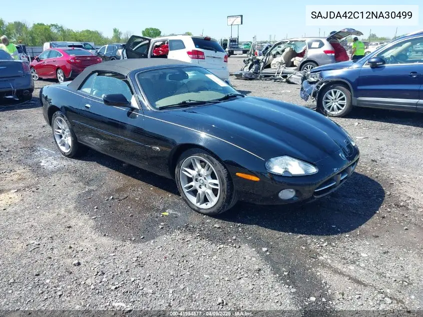 2002 Jaguar Xk8 VIN: SAJDA42C12NA30499 Lot: 41954577
