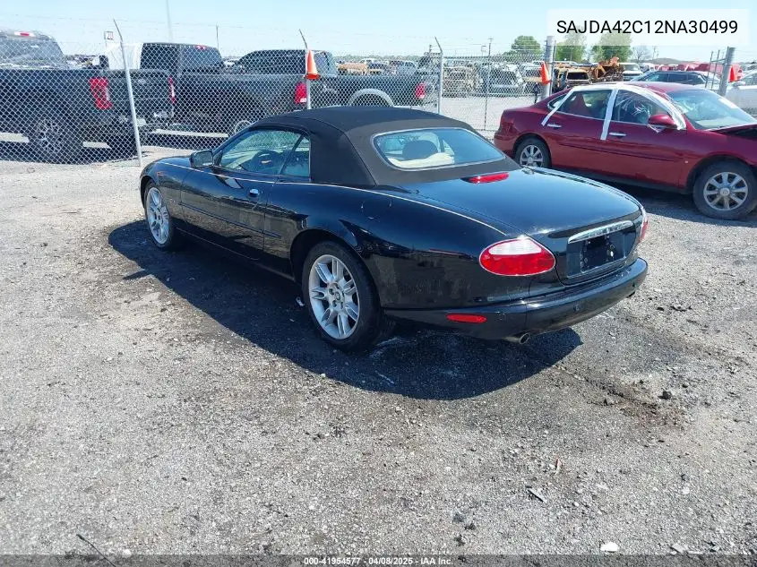 2002 Jaguar Xk8 VIN: SAJDA42C12NA30499 Lot: 41954577