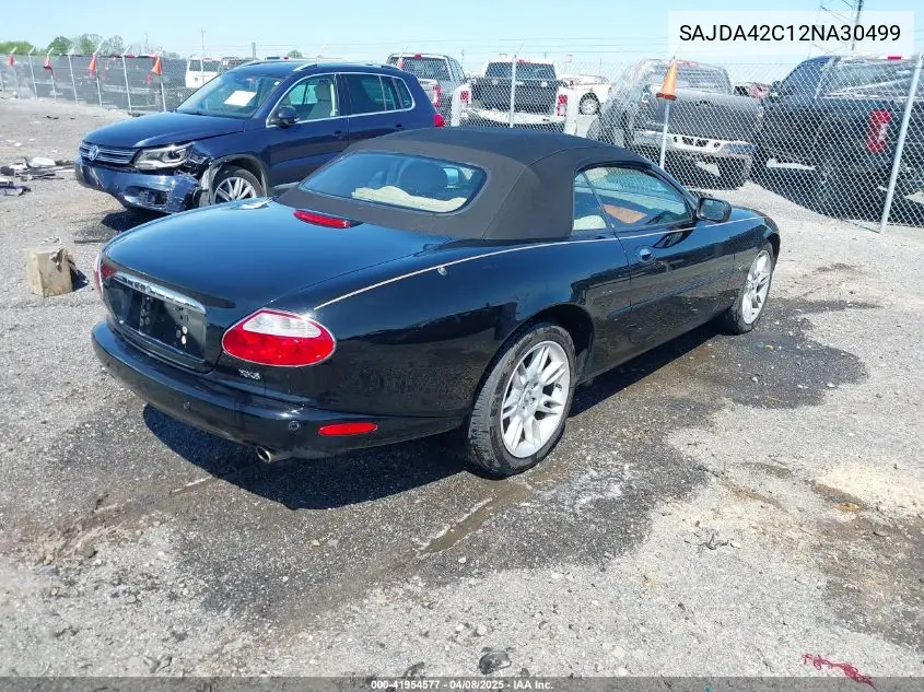 2002 Jaguar Xk8 VIN: SAJDA42C12NA30499 Lot: 41954577