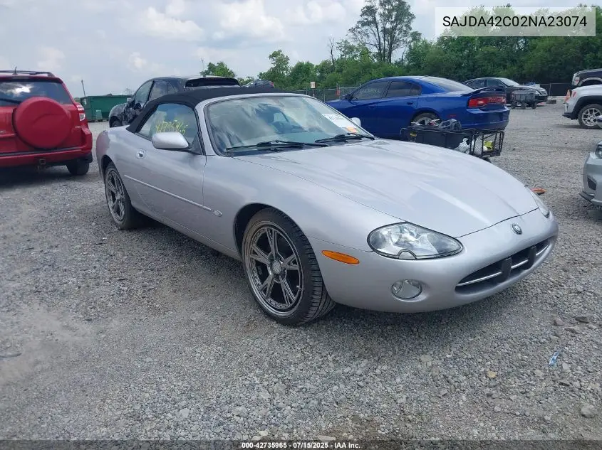2002 Jaguar Xk8 VIN: SAJDA42C02NA23074 Lot: 42735965
