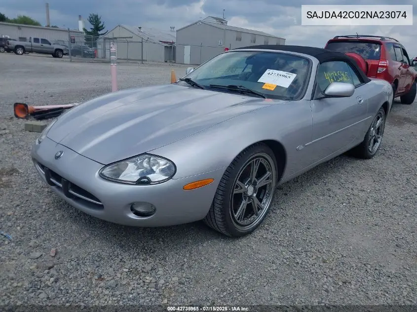 2002 Jaguar Xk8 VIN: SAJDA42C02NA23074 Lot: 42735965