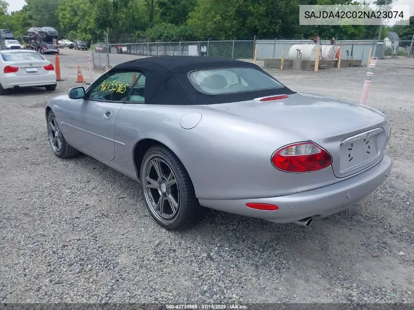 2002 Jaguar Xk8 VIN: SAJDA42C02NA23074 Lot: 42735965