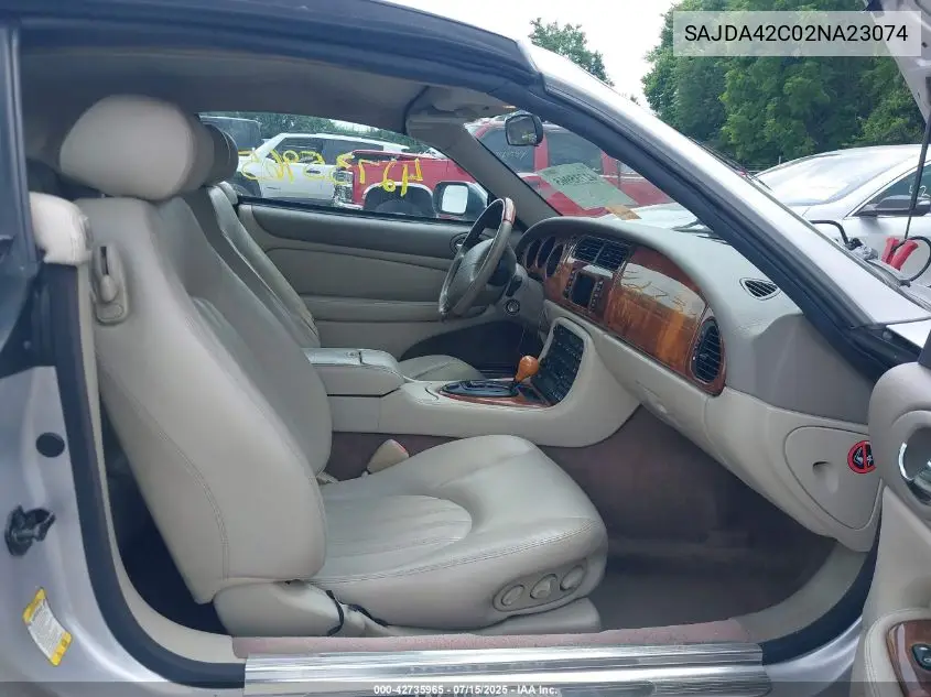 2002 Jaguar Xk8 VIN: SAJDA42C02NA23074 Lot: 42735965