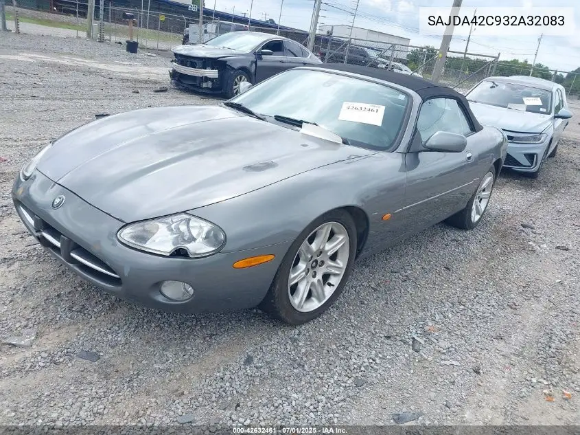 2003 Jaguar Xk8 VIN: SAJDA42C932A32083 Lot: 42632461