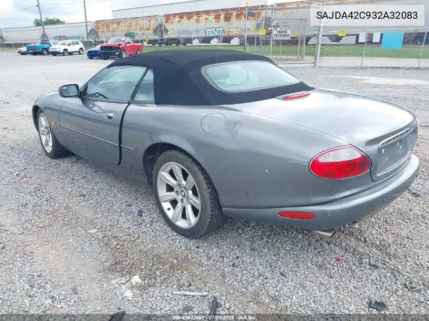 2003 Jaguar Xk8 VIN: SAJDA42C932A32083 Lot: 42632461