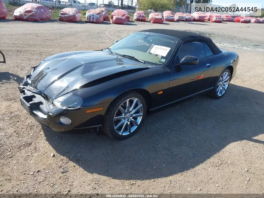 2005 Jaguar Xk8 VIN: SAJDA42C052A44545 Lot: 42034922