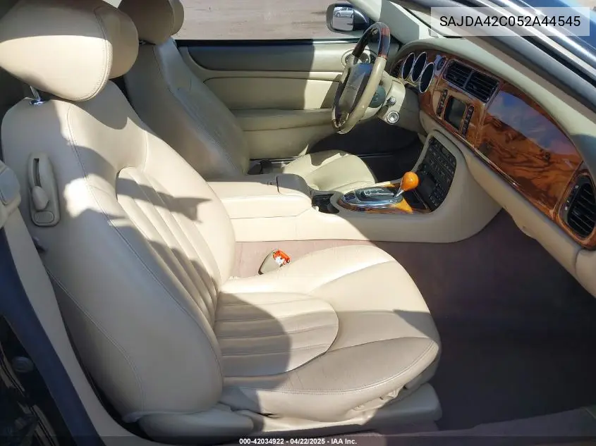 2005 Jaguar Xk8 VIN: SAJDA42C052A44545 Lot: 42034922