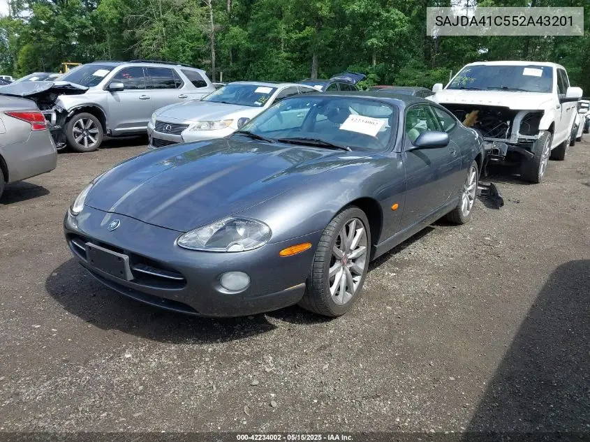 2005 Jaguar Xk8 VIN: SAJDA41C552A43201 Lot: 42234002