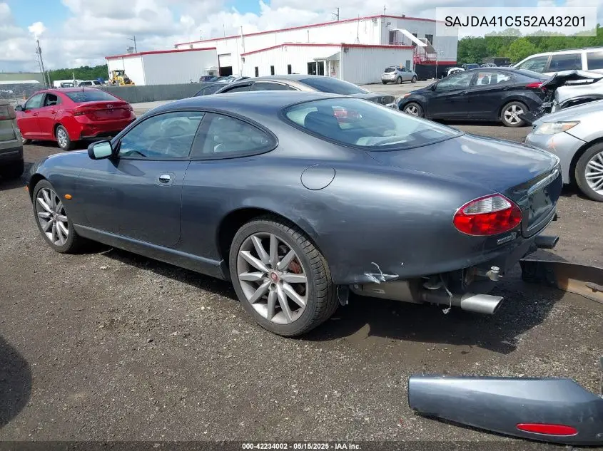 2005 Jaguar Xk8 VIN: SAJDA41C552A43201 Lot: 42234002