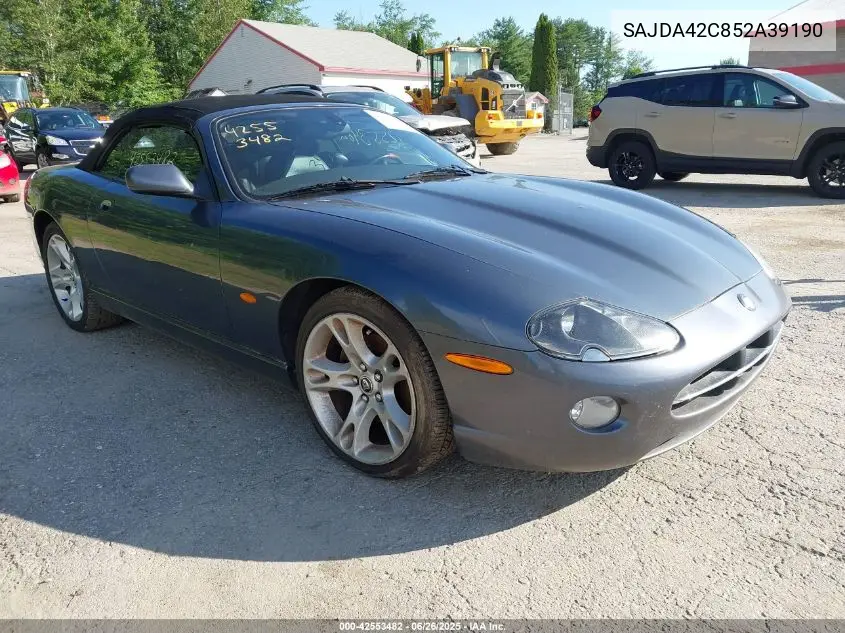2005 Jaguar Xk8 VIN: SAJDA42C852A39190 Lot: 42553482