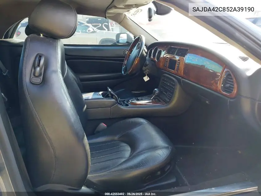 2005 Jaguar Xk8 VIN: SAJDA42C852A39190 Lot: 42553482