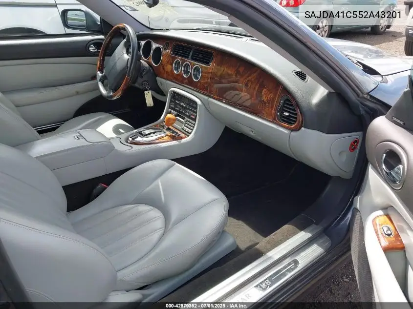 2005 Jaguar Xk8 VIN: SAJDA41C552A43201 Lot: 42579352