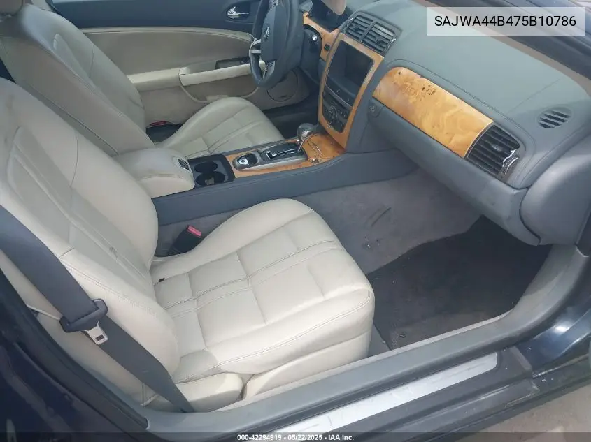 2007 Jaguar Xk VIN: SAJWA44B475B10786 Lot: 42294919