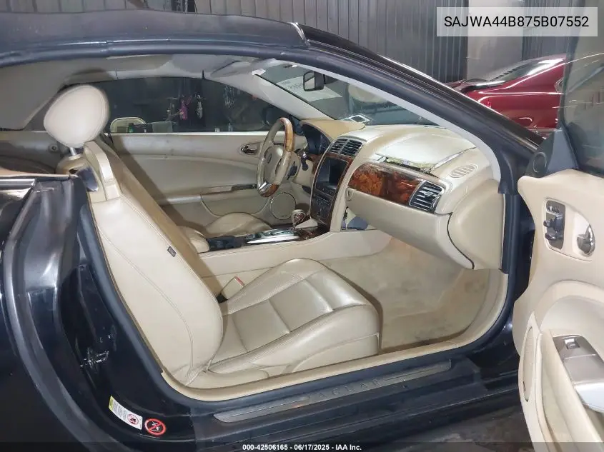 2007 Jaguar Xk VIN: SAJWA44B875B07552 Lot: 42506165