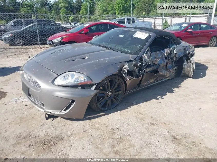 2010 Jaguar Xk Xkr VIN: SAJWA4EC6AMB38464 Lot: 42272788