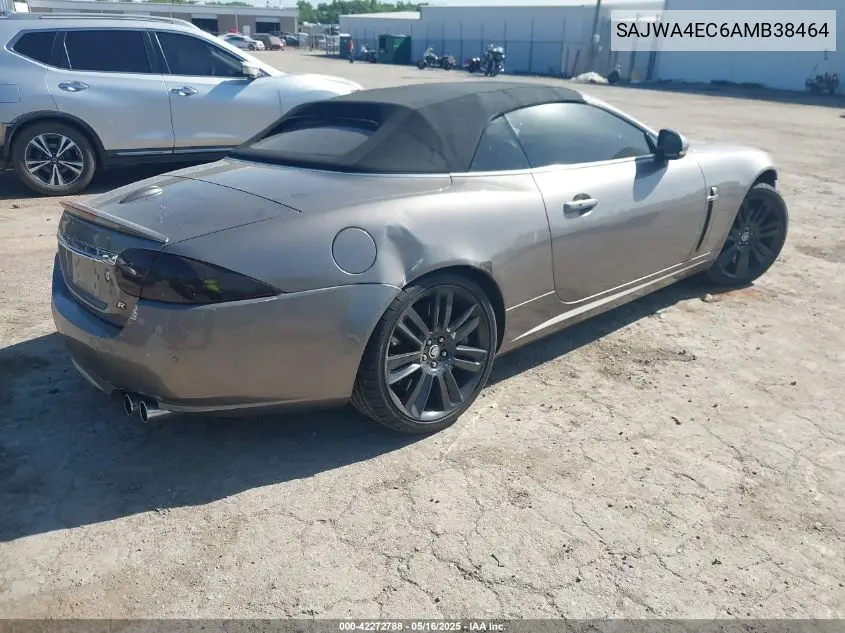 2010 Jaguar Xk Xkr VIN: SAJWA4EC6AMB38464 Lot: 42272788
