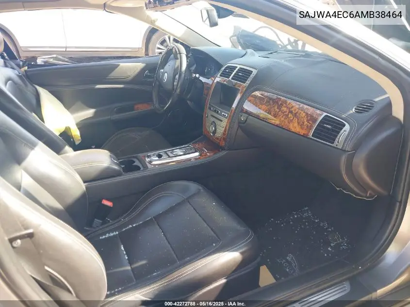 2010 Jaguar Xk Xkr VIN: SAJWA4EC6AMB38464 Lot: 42272788