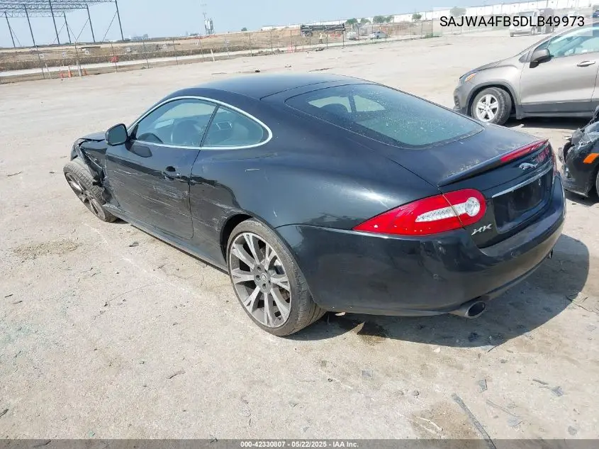 2013 Jaguar Xk VIN: SAJWA4FB5DLB49973 Lot: 42330807