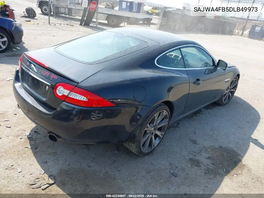 2013 Jaguar Xk VIN: SAJWA4FB5DLB49973 Lot: 42330807
