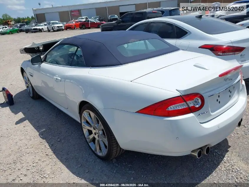2014 Jaguar Xk Xkr VIN: SAJWA4EC9EMB52042 Lot: 42564229