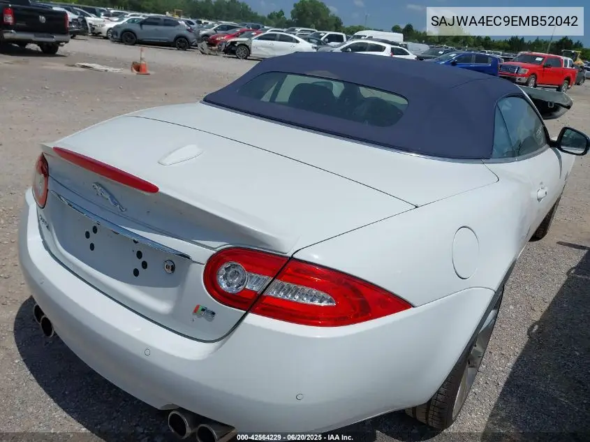 2014 Jaguar Xk Xkr VIN: SAJWA4EC9EMB52042 Lot: 42564229