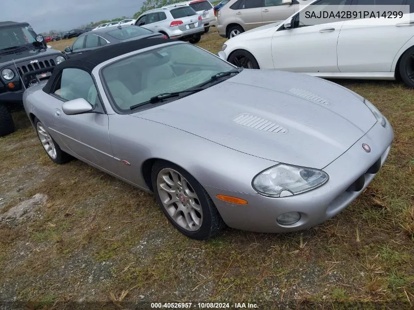 2001 Jaguar Xkr VIN: SAJDA42B91PA14299 Lot: 40526957