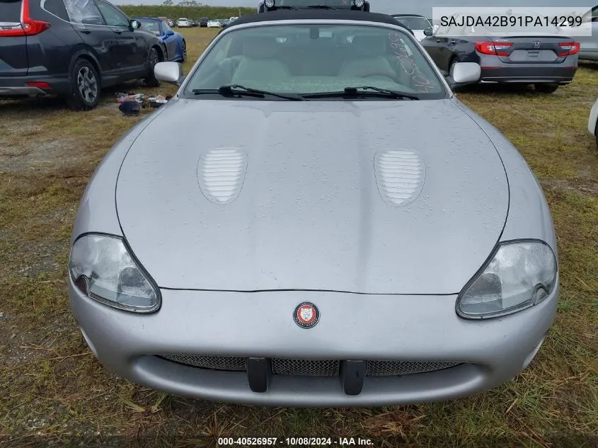 2001 Jaguar Xkr VIN: SAJDA42B91PA14299 Lot: 40526957