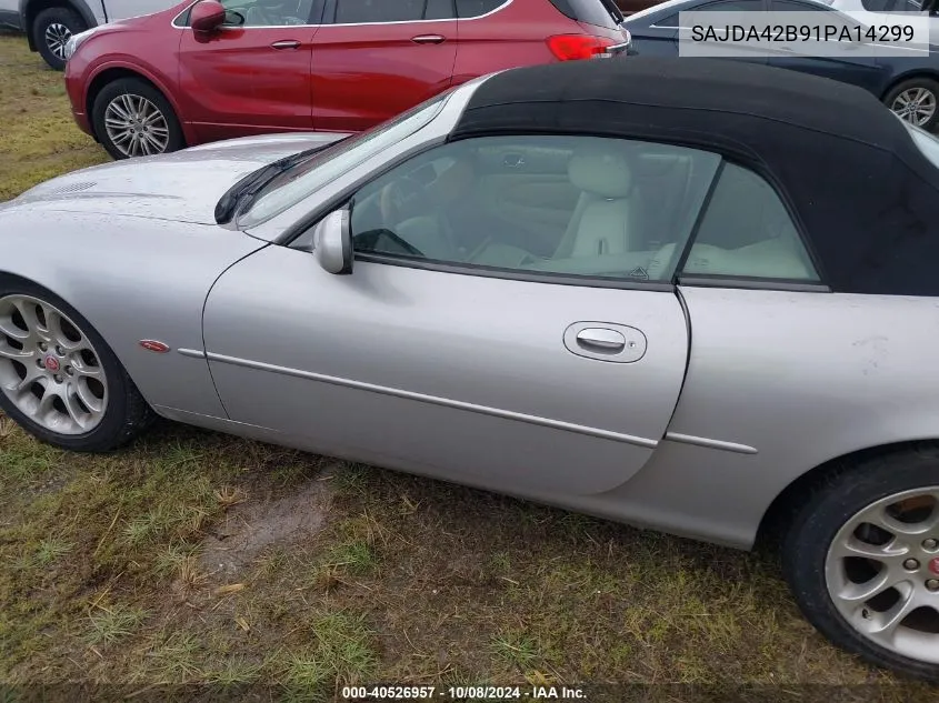 2001 Jaguar Xkr VIN: SAJDA42B91PA14299 Lot: 40526957