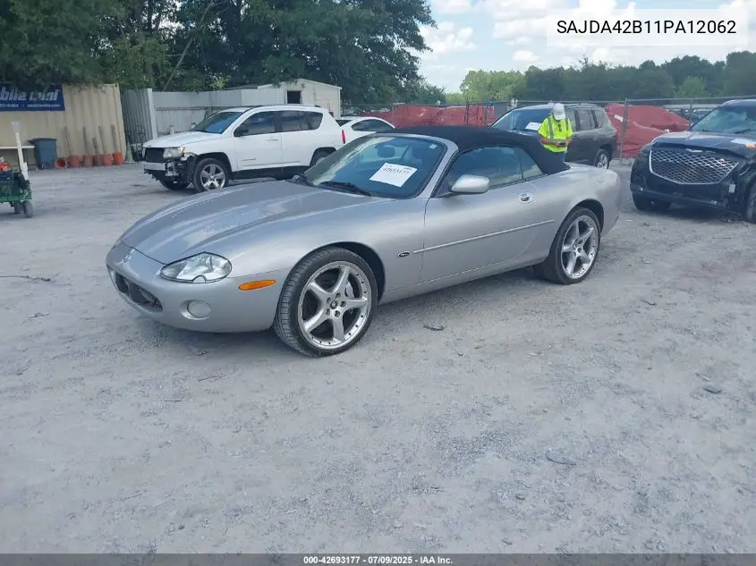 2001 Jaguar Xkr VIN: SAJDA42B11PA12062 Lot: 42693177