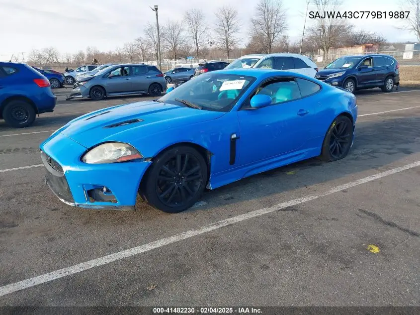 2007 Jaguar Xkr VIN: SAJWA43C779B19887 Lot: 41482230