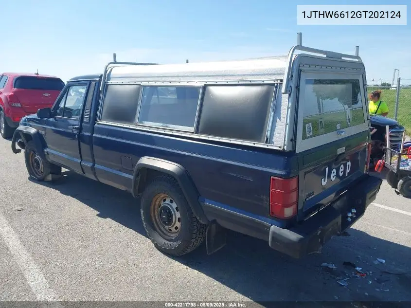 1986 Jeep Comanche Custom VIN: 1JTHW6612GT202124 Lot: 42217798