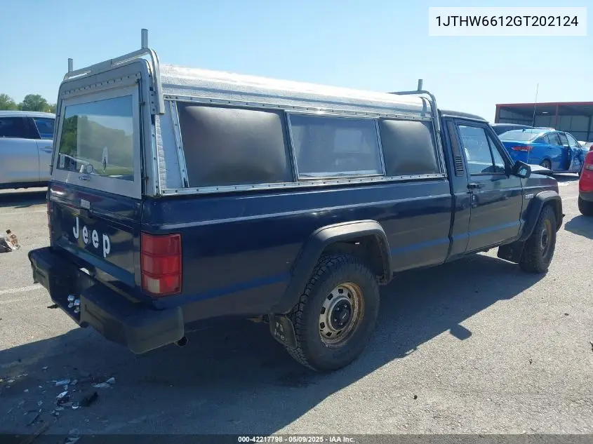 1986 Jeep Comanche Custom VIN: 1JTHW6612GT202124 Lot: 42217798