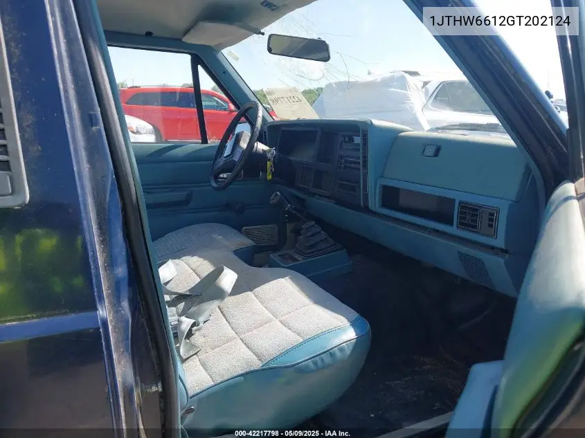 1986 Jeep Comanche Custom VIN: 1JTHW6612GT202124 Lot: 42217798
