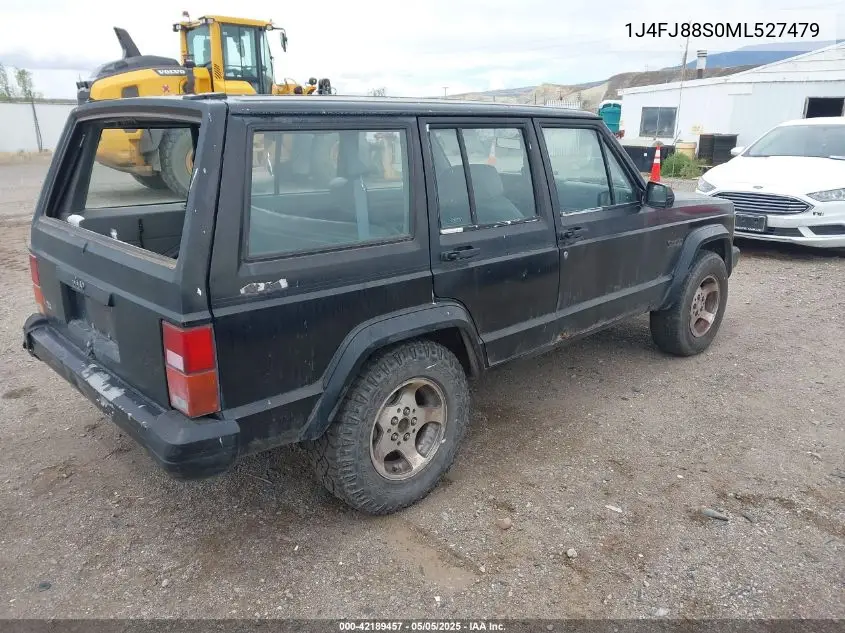 1991 Jeep Cherokee Sport VIN: 1J4FJ88S0ML527479 Lot: 42189457