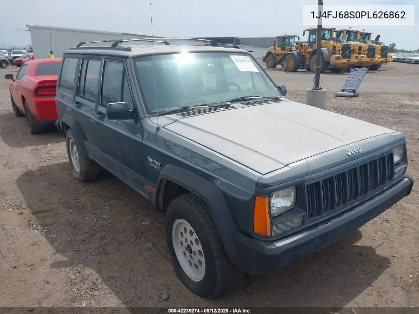1993 Jeep Cherokee Sport VIN: 1J4FJ68S0PL626862 Lot: 42239274