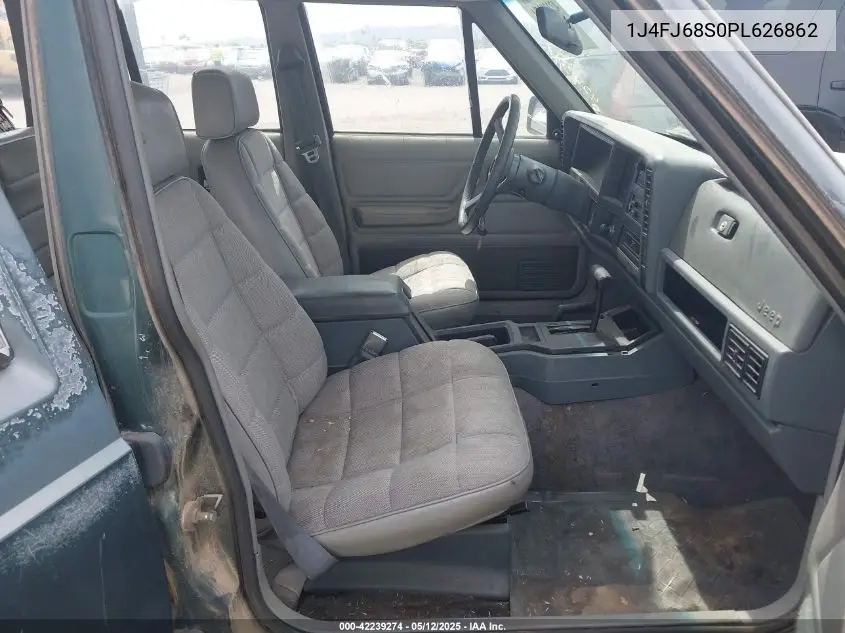 1993 Jeep Cherokee Sport VIN: 1J4FJ68S0PL626862 Lot: 42239274