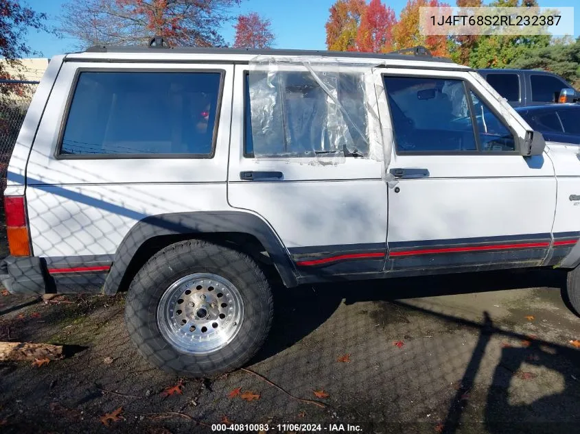1994 Jeep Cherokee Sport VIN: 1J4FT68S2RL232387 Lot: 40810083