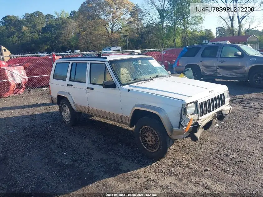 1994 Jeep Cherokee Country VIN: 1J4FJ78S9RL212200 Lot: 41985841