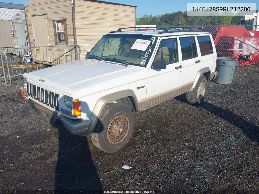 1994 Jeep Cherokee Country VIN: 1J4FJ78S9RL212200 Lot: 41985841