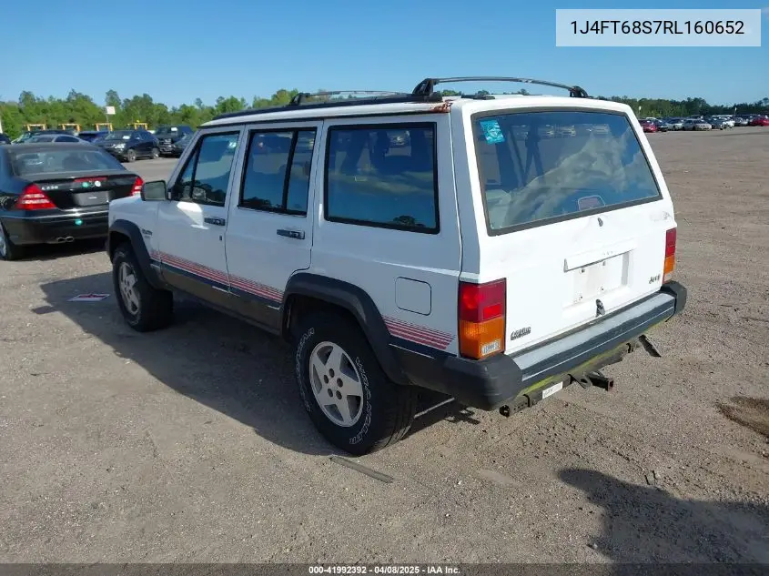 1994 Jeep Cherokee Sport VIN: 1J4FT68S7RL160652 Lot: 41992392