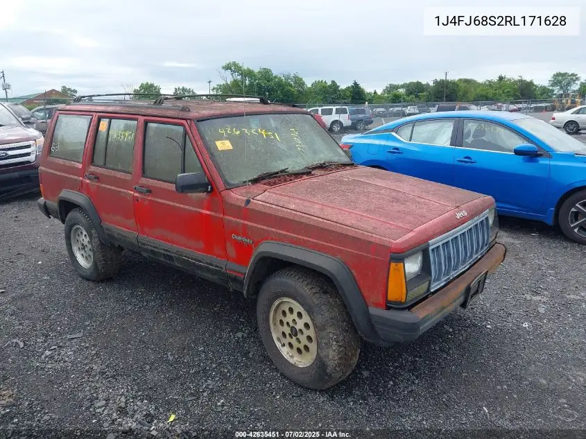 1994 Jeep Cherokee Sport VIN: 1J4FJ68S2RL171628 Lot: 42635451