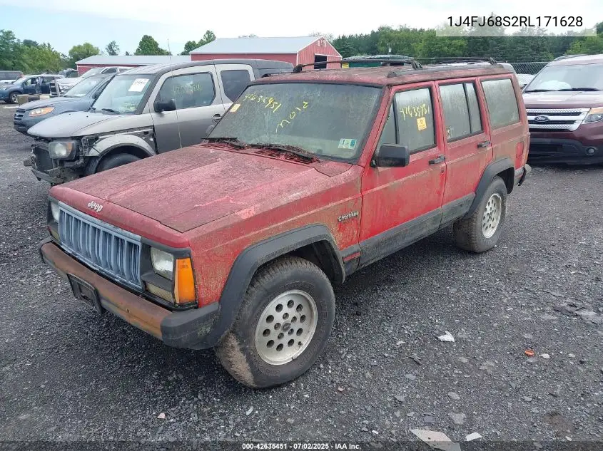 1994 Jeep Cherokee Sport VIN: 1J4FJ68S2RL171628 Lot: 42635451