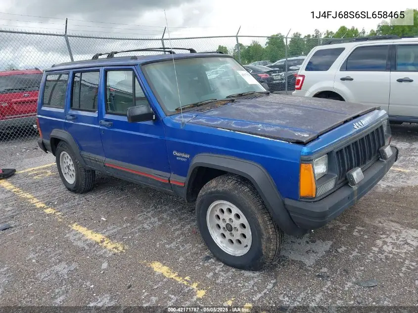 1995 Jeep Cherokee Sport VIN: 1J4FJ68S6SL658465 Lot: 42171787