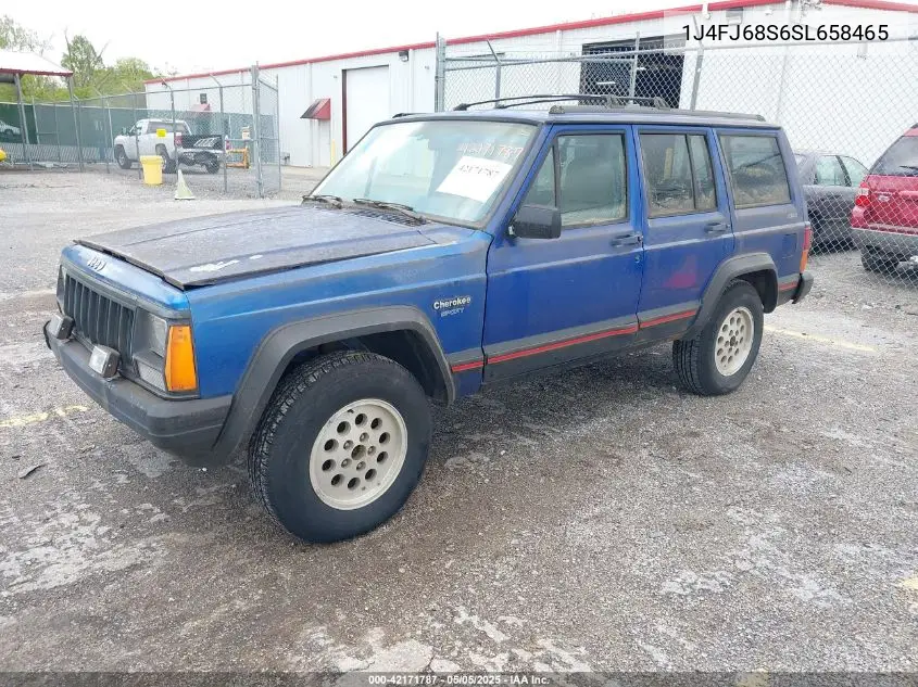 1995 Jeep Cherokee Sport VIN: 1J4FJ68S6SL658465 Lot: 42171787