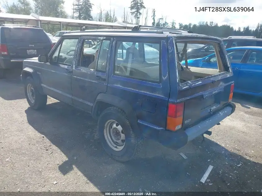 1995 Jeep Cherokee Se VIN: 1J4FT28SXSL639064 Lot: 42245489
