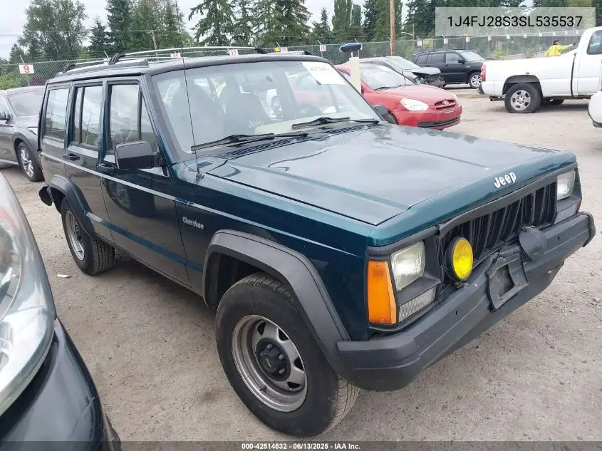 1995 Jeep Cherokee Se VIN: 1J4FJ28S3SL535537 Lot: 42514532