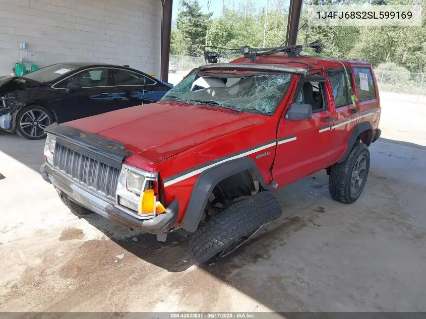 1995 Jeep Cherokee Sport VIN: 1J4FJ68S2SL599169 Lot: 42533631