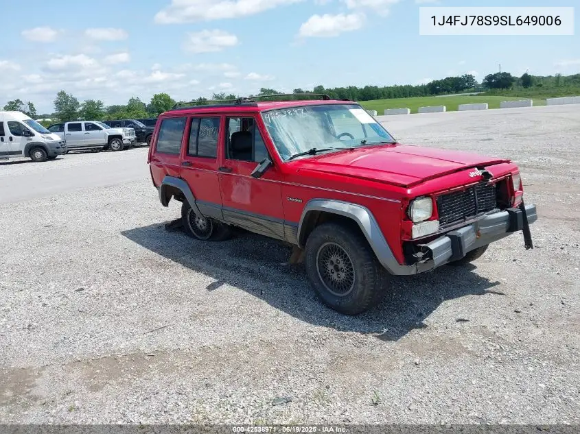 1995 Jeep Cherokee Country VIN: 1J4FJ78S9SL649006 Lot: 42538971