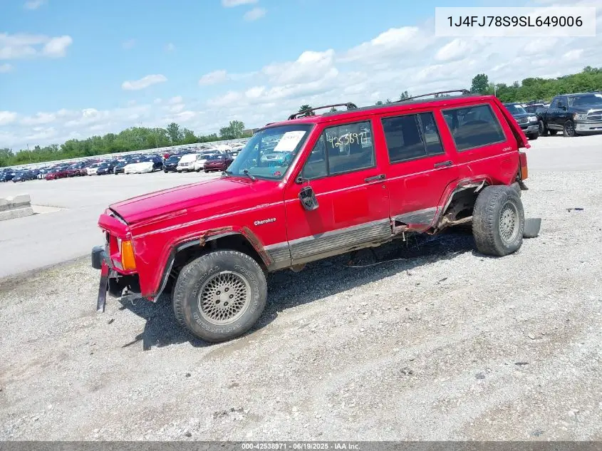 1995 Jeep Cherokee Country VIN: 1J4FJ78S9SL649006 Lot: 42538971