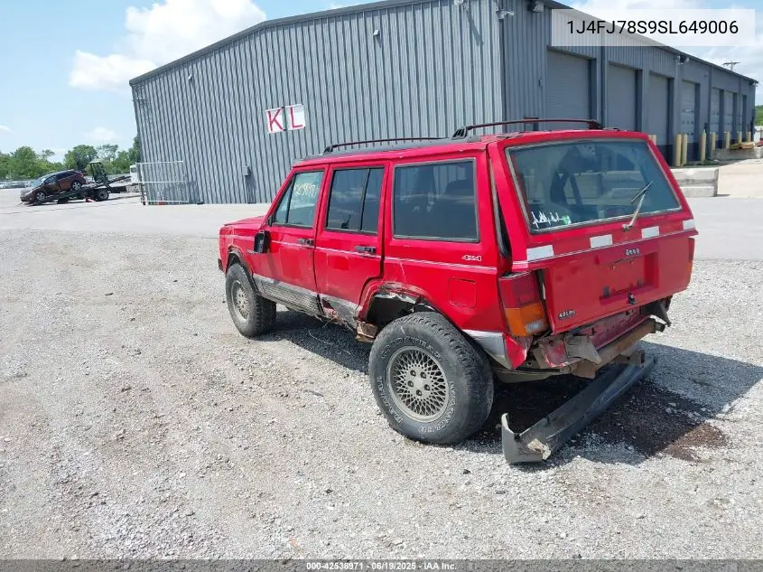 1995 Jeep Cherokee Country VIN: 1J4FJ78S9SL649006 Lot: 42538971